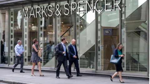 Getty Images Marks & Spencer store