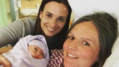 BBC (L-R) Kirsty, Nora and Jess