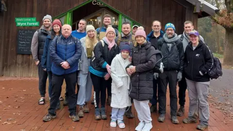 BBC The team with Bella