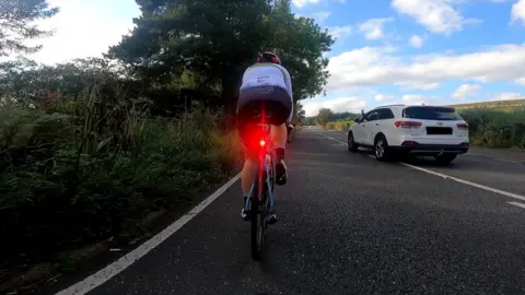 South Yorkshire Police Driver makes rude gesture at Dame Sarah Storey