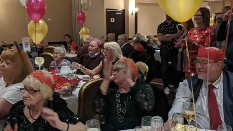 Gloria Stewart One of the Christmas gatherings