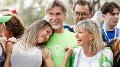 Getty Images Olivia with her family