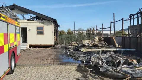 Essex Fire and Rescue Service  Michael Maloney's home in Essex