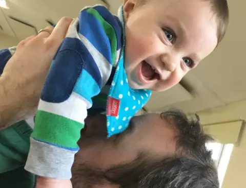 Tom Green Tom Green and baby Sam