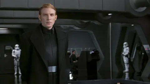 Alamy Domhnall Gleeson as General Hux in Star Wars: The Last Jedi, 2017