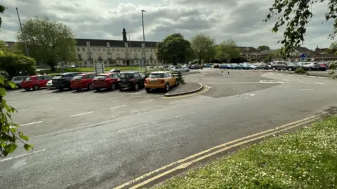 BBC The East Wing car park now