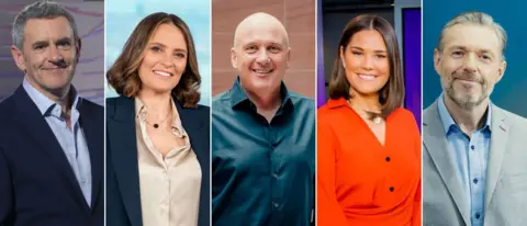 BBC Stephen Jardine, Laura Miller, Martin Geissler, Rebecca Curran, Gary Robertson 