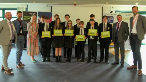 Cornwall Manufacturers Group / TAG Communications Pupils and adults at CMG Academy launch