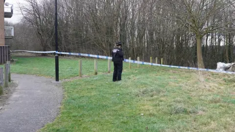 Oli Constable/BBC Police at the scene