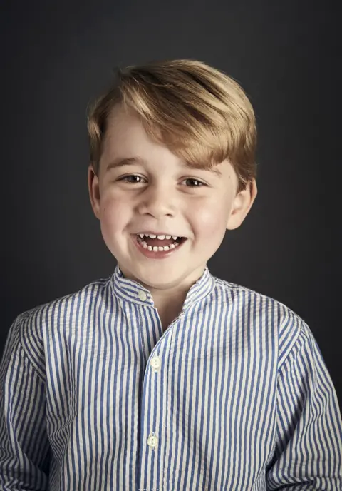 Chris Jackson/Getty Images Prince George's birthday portrait