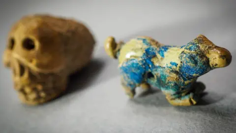 EPA Artefacts from a chest found in Region V of the Pompeii Archaeological Park