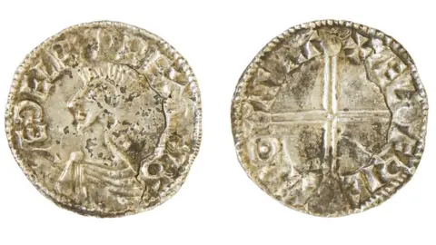 Cambridgeshire County Council Coin from Ethelred the Unready's reign