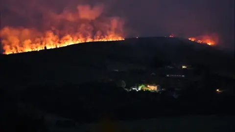 Getty Images Saddleworth Moor fire