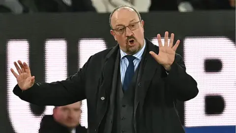Everton manager Rafa Benitez
