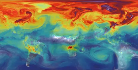 NASA-JPL CO2 map