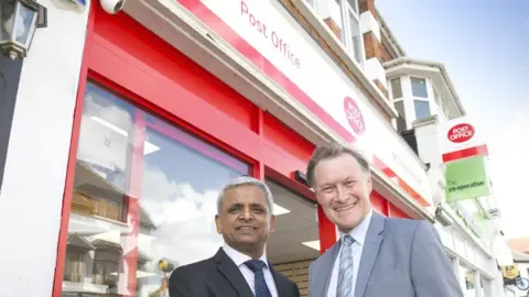 Post Office Sir David voiced his concerns about the compulsory closures of thousands of post offices