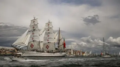 The Portuguese tall ship Sagres