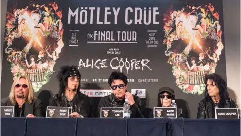 Getty Images Motley Crue and Alice Cooper
