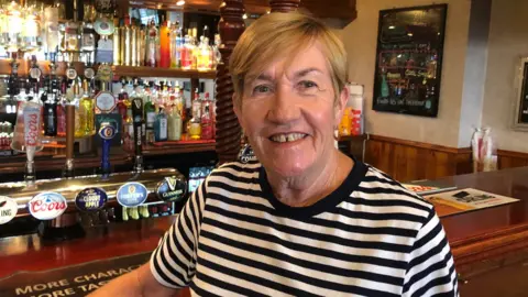 Richard Daniel/BBC Joan Tiney, in Southend-on-Sea