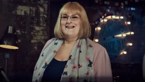 Hollyoaks Annie Wallace, as Sally St. Claire