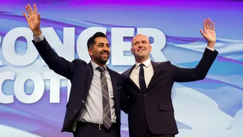 Getty Images Humza Yousaf and Stephen Flynn