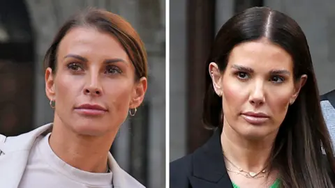 Reuters/PA Coleen Rooney (left) and Rebekah Vardy