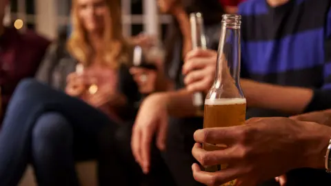 Getty Images Student party, stock picture