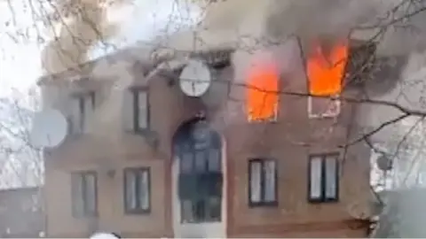 Video shows building ablaze in deadly London flat fire