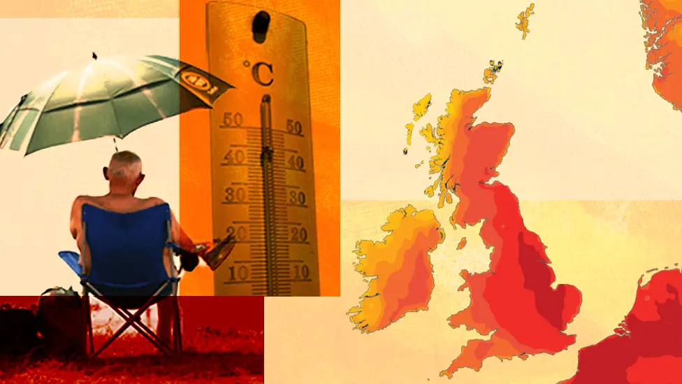 BBC Hot weather graphic