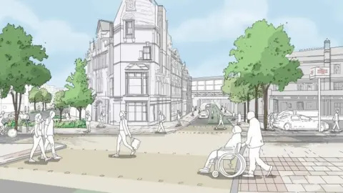 Shropshire Council artist impression