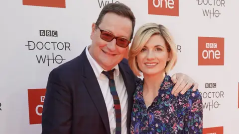 Chris Chibnall and Jodie Whittaker