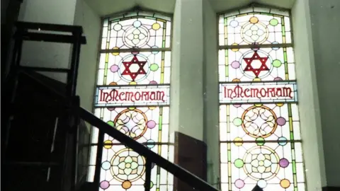 Centre for Jewish Heritage Stained glass window