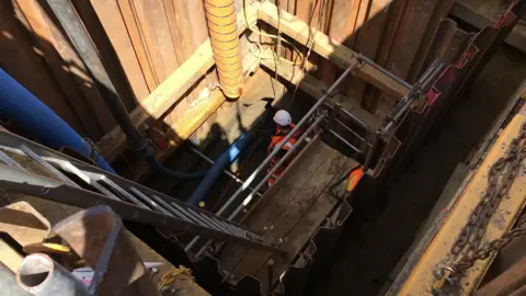 Anglian Water The sinkhole