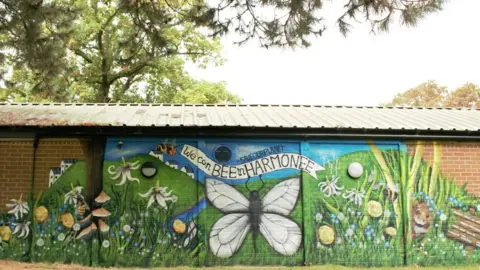 Grantham Institute Mural in Nottingham