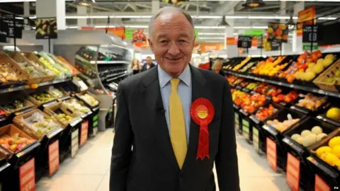PA Ken Livingstone campaigning in 2012