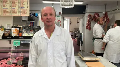 Chris George , WJ George butchers , Talgarth