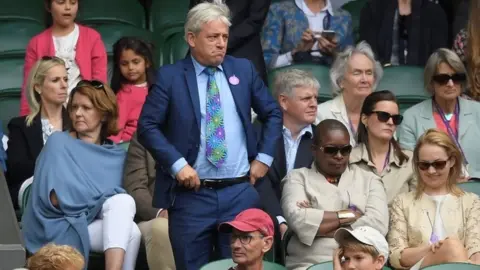 Reuters John Bercow at Wimbledon