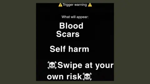 Instagram Trigger warning