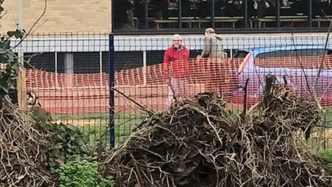 Daily Mirror Rolf Harris at Berkshire school