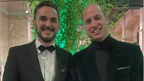 Crowther lab Tom Crowther and Duke of Cambridge, Prince William