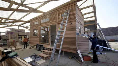 GETTY/DAMIEN MEYER Tiny home