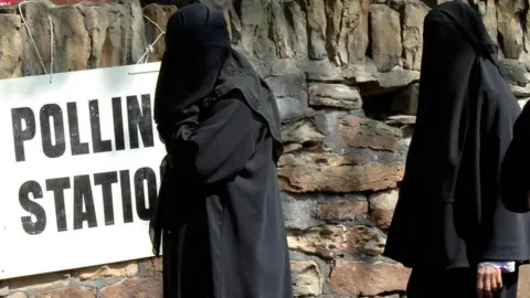 PA Women wearing niqab and burka veil