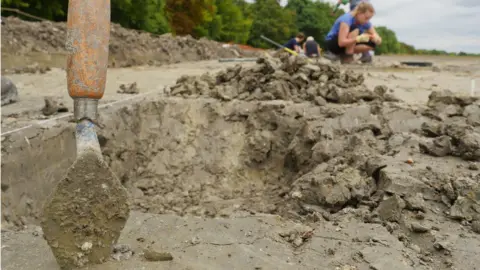 National Trust/Claire Sargent Archaeological dig