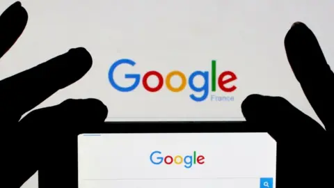 Reuters Google on phone and screen