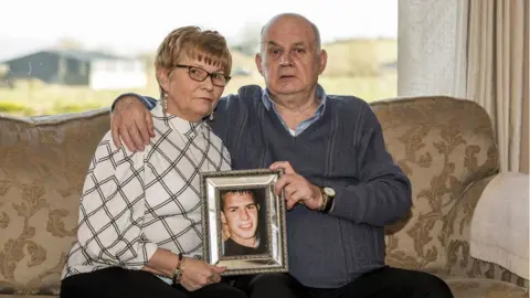 Liam McBurney/PA Wire Breege and Stephen Quinn