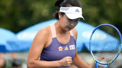 Getty Images Peng Shuai at Australian Open 2020