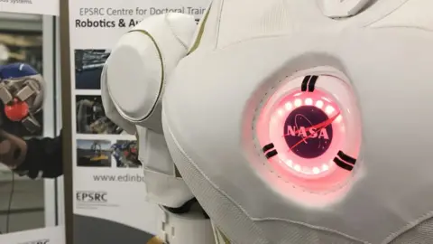 Detail on robot Valkyrie