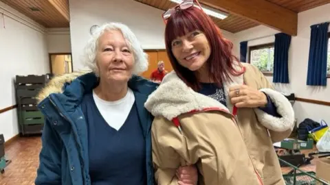 Elaine and Maxine, both volunteers at the project in Kidlington