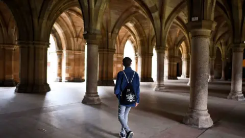 Getty Images Cloisters at University of Glasgow