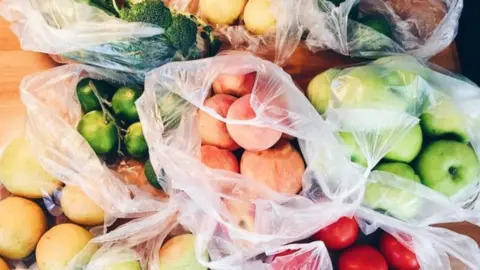 Getty Images Plastic bags